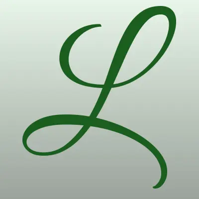 Лиана, студия ландшафтного дизайна, лого-визитка